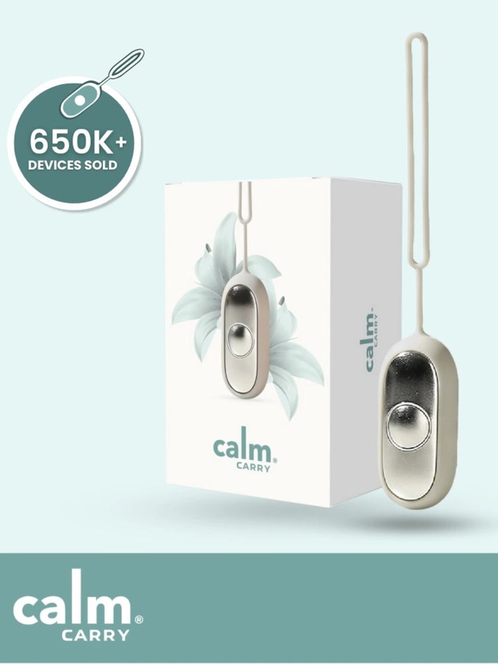 Glowco CalmCarry Sleep Aid Device NEW IN SEALED PACKAGE Portable Wellness Device